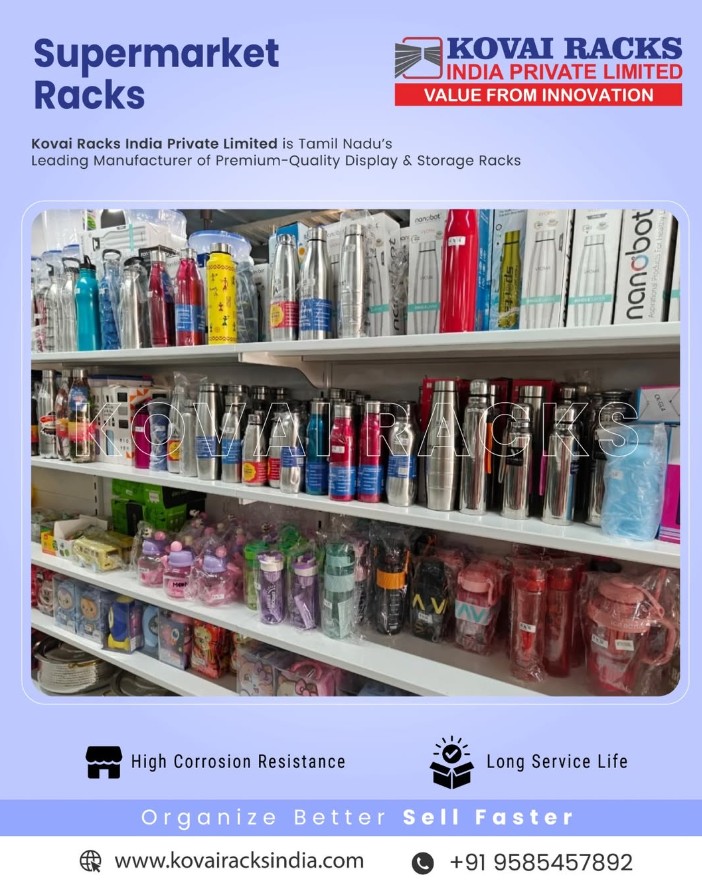 Transform Your Retail Space with Smart Supermarket Racks in Coimbatore